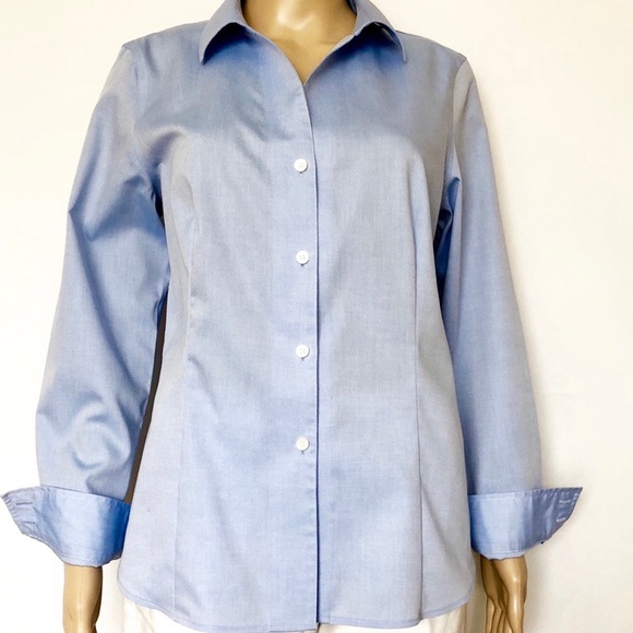 Jones New York Tops - Jones NY Signature light blue blouse
